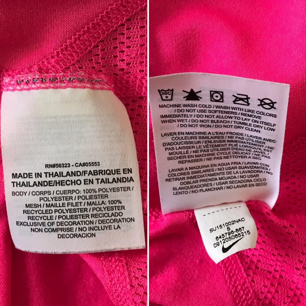 ๐๏ธ Nike Pink Dri-Fit Racerback Tank โข S - Picture 5 of 5